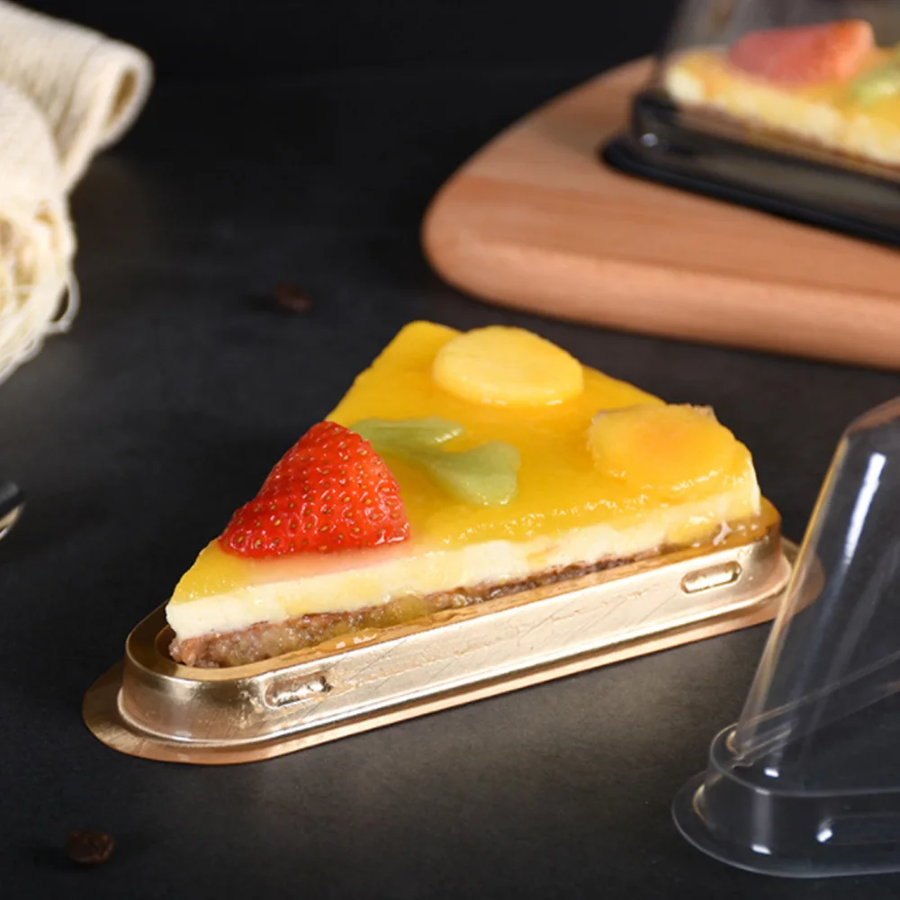 100PCS /SET Triangl Transparent Cake Box 8 Inch Cut Pieces Mousse Pastry Food Packaging Box Layer Cake Box
100PCS /SET Triangl Transparent Cake Box 8 Inch Cut Pieces Mousse Pastry Food Packaging Box Layer Cake Box