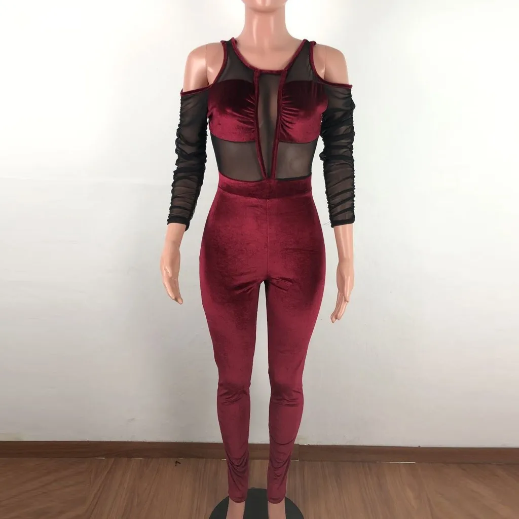 Womail jumpsuit women Autumn Sexy Off Shoulder long Sleeve Jumpsuit Mesh Perspective Casual long Jumpsuit Highstreet party club
Womail jumpsuit women Autumn Sexy Off Shoulder long Sleeve Jumpsuit Mesh Perspective Casual long Jumpsuit Highstreet party club