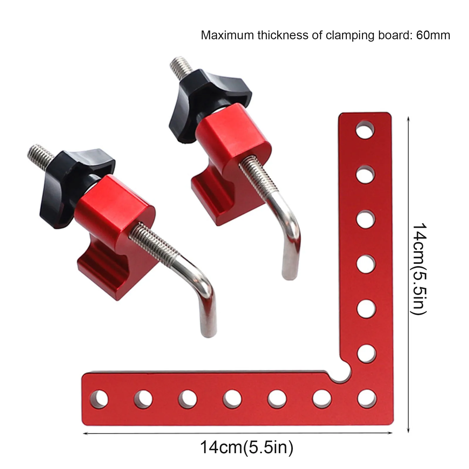 90 Degrees L-Shaped Auxiliary Fixture Splicing board Positioning Panel Fixed clip Carpenter's Square Ruler Woodworking tool
90 Degrees L-Shaped Auxiliary Fixture Splicing board Positioning Panel Fixed clip Carpenter's Square Ruler Woodworking tool