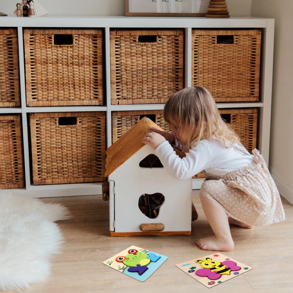 4pcs Kids Early Education Puzzle Board 3D Animal Jigsaw Puzzle Intelligence Toys
4pcs Kids Early Education Puzzle Board 3D Animal Jigsaw Puzzle Intelligence Toys
