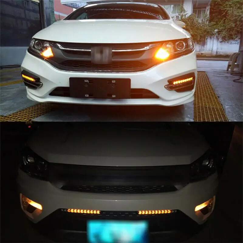 Car Flowing 6-LED Light Strip Arrow Flasher DRL Turn Signal Lamp Cool Red/Amber Controller Box Screws
Car Flowing 6-LED Light Strip Arrow Flasher DRL Turn Signal Lamp Cool Red/Amber Controller Box Screws