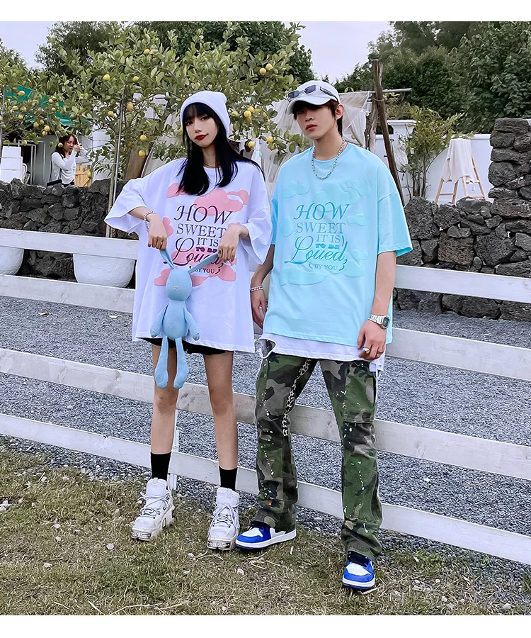 Vefadisa Fashion Letter Print Women T-shirt 2021 Summer New Couple T-shirt Oversize Short Sleeve T-shirt Casual Tops QYF5805
Vefadisa Fashion Letter Print Women T-shirt 2021 Summer New Couple T-shirt Oversize Short Sleeve T-shirt Casual Tops QYF5805
