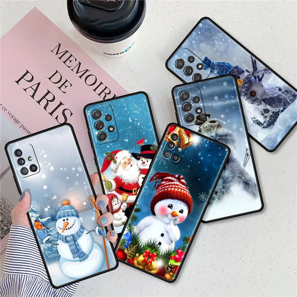 Soft Case For Samsung A51 A12 A21s A71 Phone Cove for Galaxy A31 A52 A32 A72 A11 A41 A01 A02 A91 Funda Merry Christmas Snowman
Soft Case For Samsung A51 A12 A21s A71 Phone Cove for Galaxy A31 A52 A32 A72 A11 A41 A01 A02 A91 Funda Merry Christmas Snowman