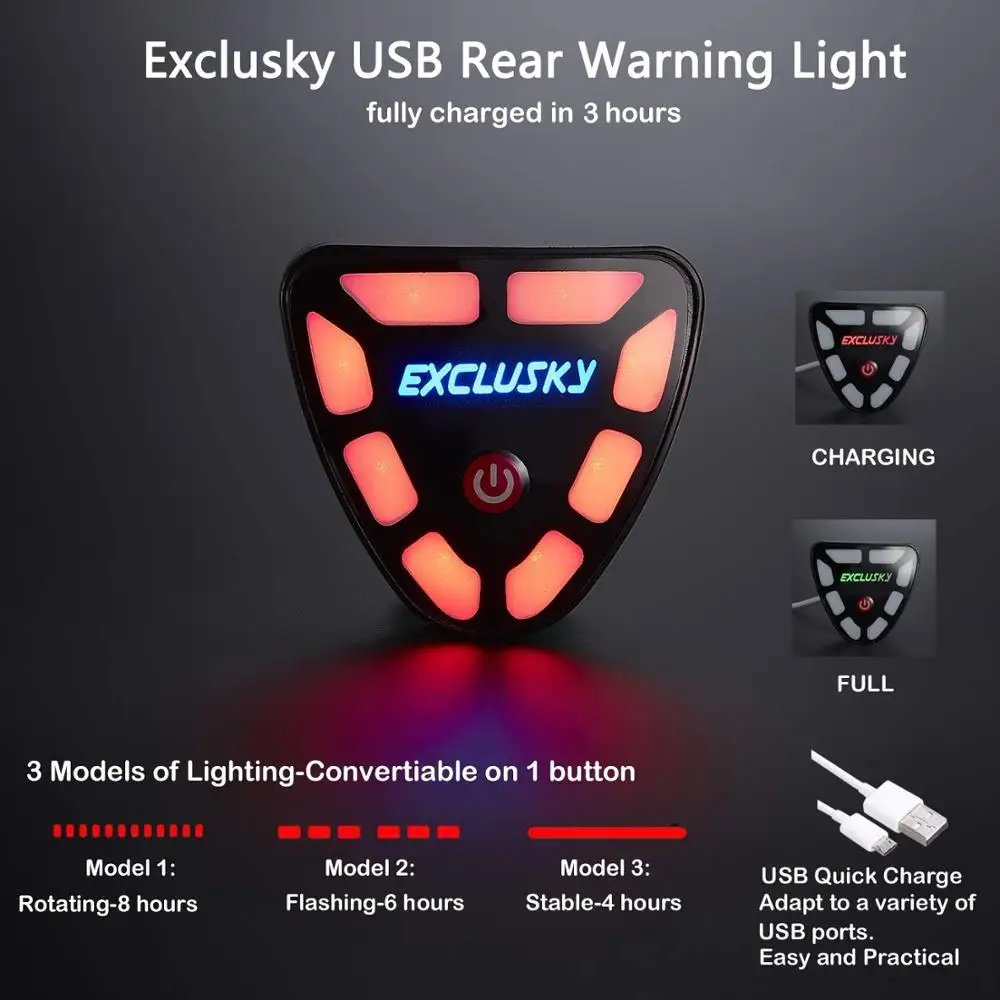 Exclusky Adults Bicycle Light Helmet Mountain Cycling Caps Equipment With Visor USB Rechargeable Size 55 - 61 CM
Exclusky Adults Bicycle Light Helmet Mountain Cycling Caps Equipment With Visor USB Rechargeable Size 55 - 61 CM