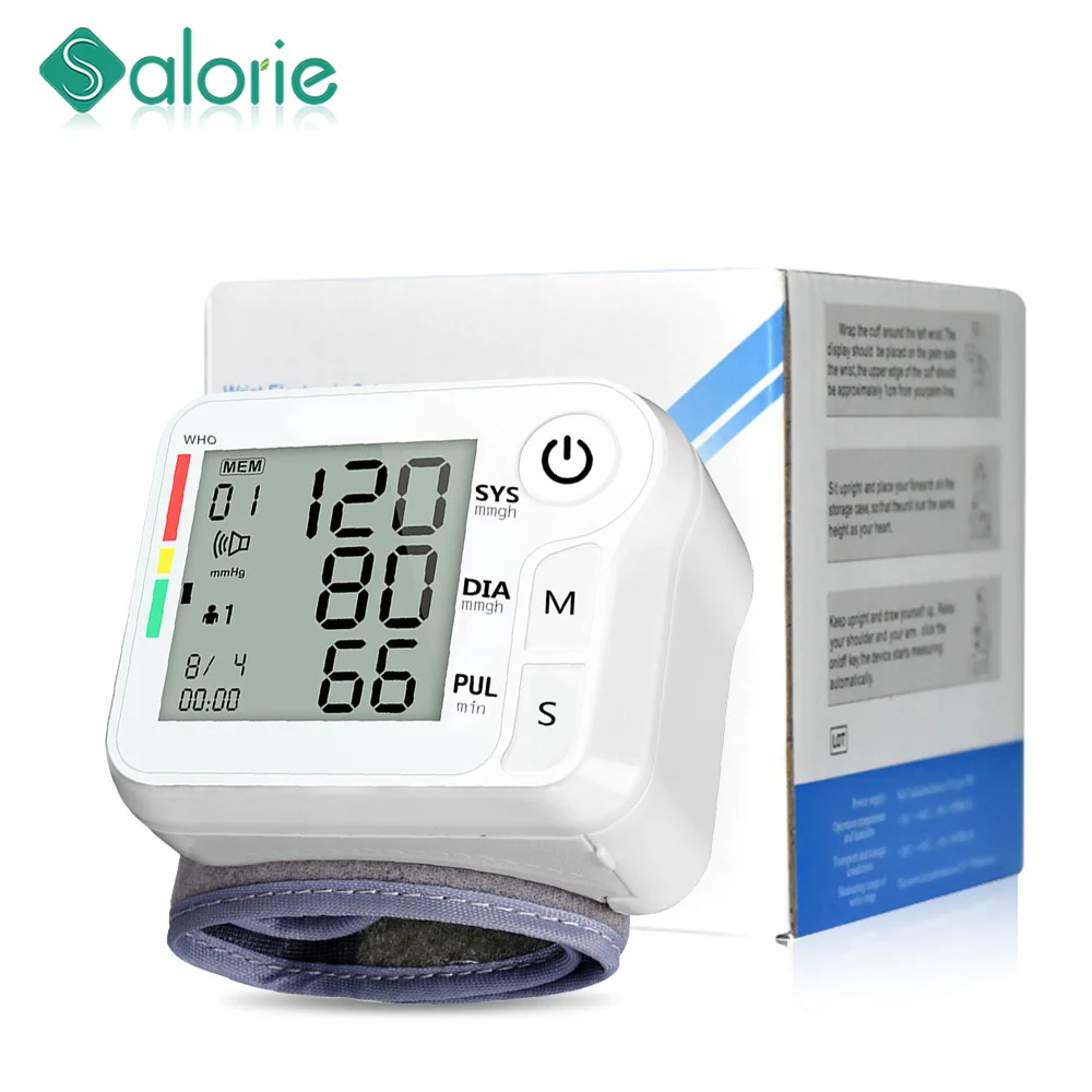 Wrist Digital Blood Pressure Monitor Automatic Sphygmomanometer Smart Medical Machine Measure Pulse Rate Fitness Measurement
Wrist Digital Blood Pressure Monitor Automatic Sphygmomanometer Smart Medical Machine Measure Pulse Rate Fitness Measurement