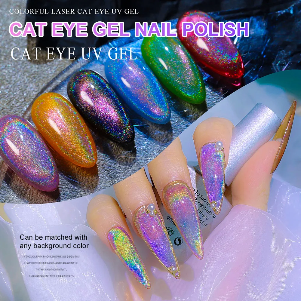 9D Cat Eye Gel Soak Off UV LED Gels Nail Polish Laser Rainbow Shiny Nail Varnish Nails Art Easy Coloring Manicure Tools Hot Sale
9D Cat Eye Gel Soak Off UV LED Gels Nail Polish Laser Rainbow Shiny Nail Varnish Nails Art Easy Coloring Manicure Tools Hot Sale