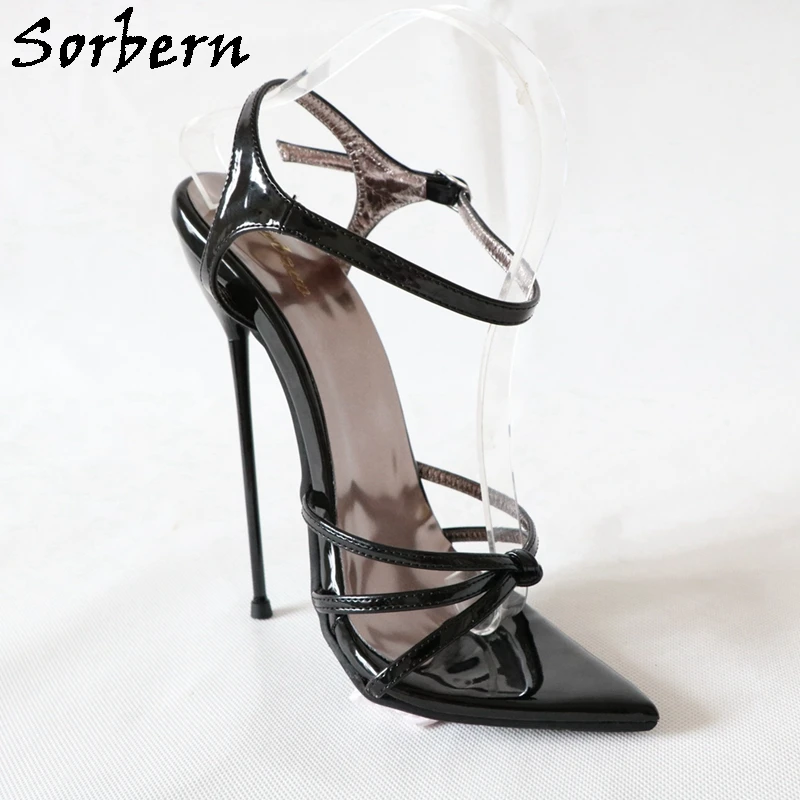 Sorbern Chinese Size 38-52 Super Thin Metal High Heels 16Cm Sandals For Women Cross Straps 2018 Ladies Italian Shoes Black Shoes
Sorbern Chinese Size 38-52 Super Thin Metal High Heels 16Cm Sandals For Women Cross Straps 2018 Ladies Italian Shoes Black Shoes