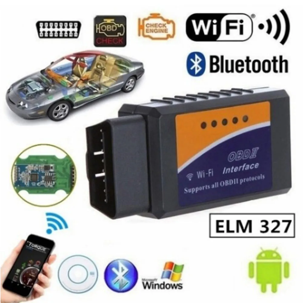 OBD2 Scan Auto for | ELM327 Adapter V1.5 Bluetooth Wireless WIFI Scanner Tool IOS&Android BHT Wish
OBD2 Scan Auto for | ELM327 Adapter V1.5 Bluetooth Wireless WIFI Scanner Tool IOS&Android BHT Wish