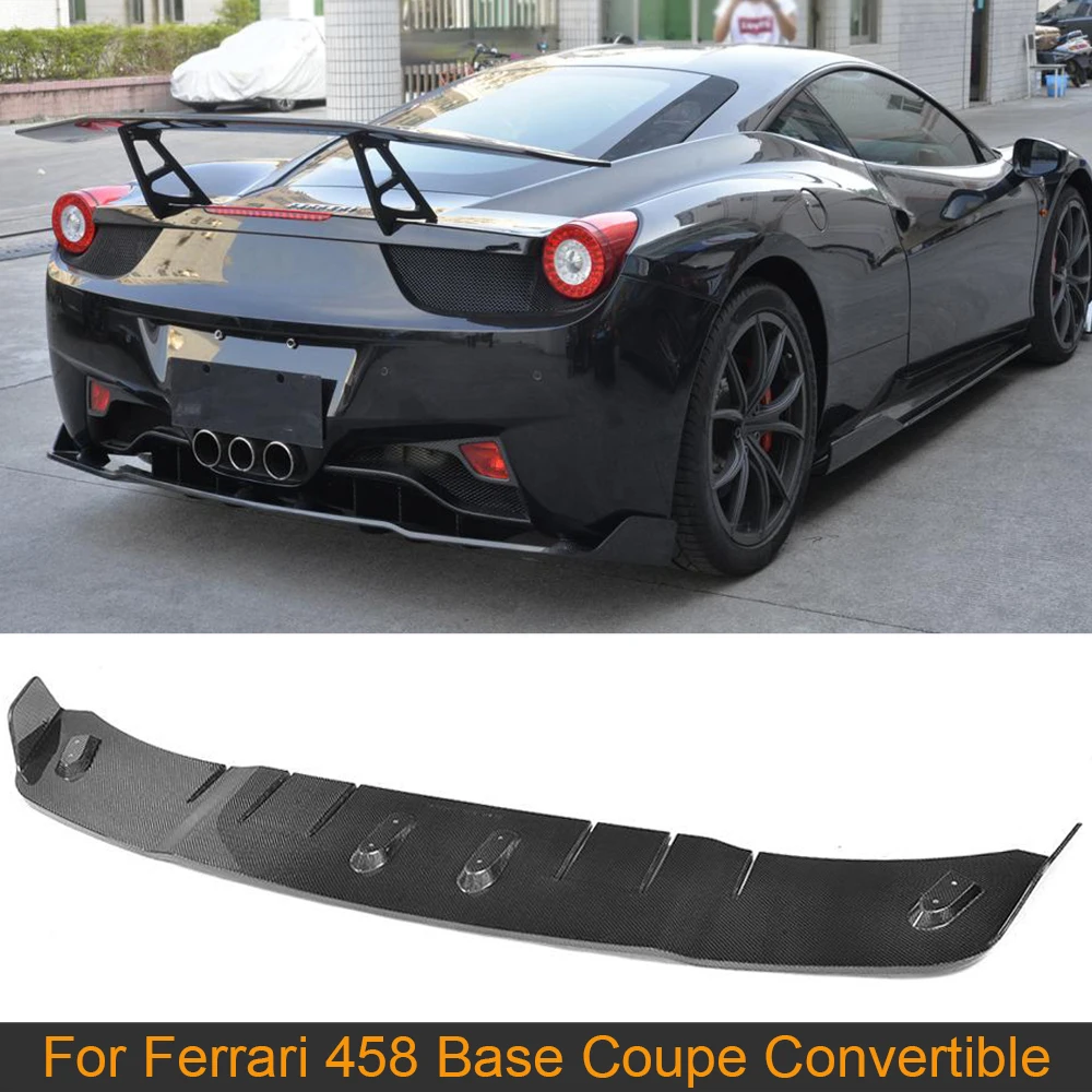 Carbon Fiber Rear Bumper Diffuser Lip Spoiler for Ferrari 458 Base Coupe Convertible 2 Door 2011 - 2013 Rear Bumper Diffuser Lip
Carbon Fiber Rear Bumper Diffuser Lip Spoiler for Ferrari 458 Base Coupe Convertible 2 Door 2011 - 2013 Rear Bumper Diffuser Lip