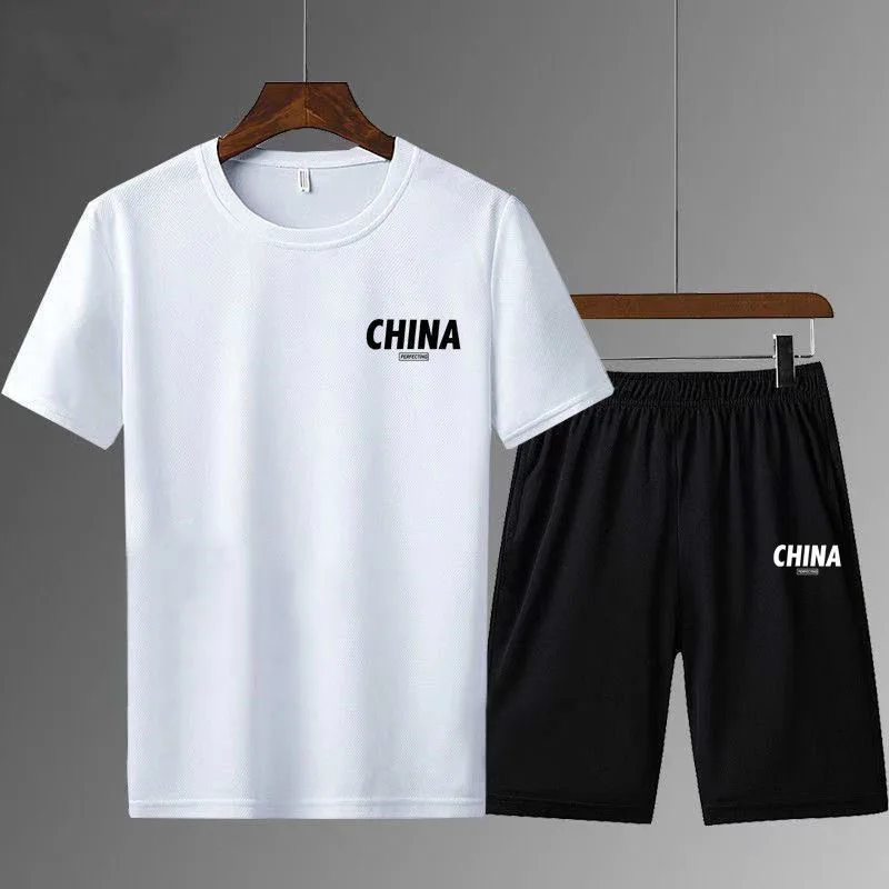 2021 men's casual suit summer new men's sweatshirt + shorts suit two-piece letter printing quick-drying short O-neck sports suit
2021 men's casual suit summer new men's sweatshirt + shorts suit two-piece letter printing quick-drying short O-neck sports suit