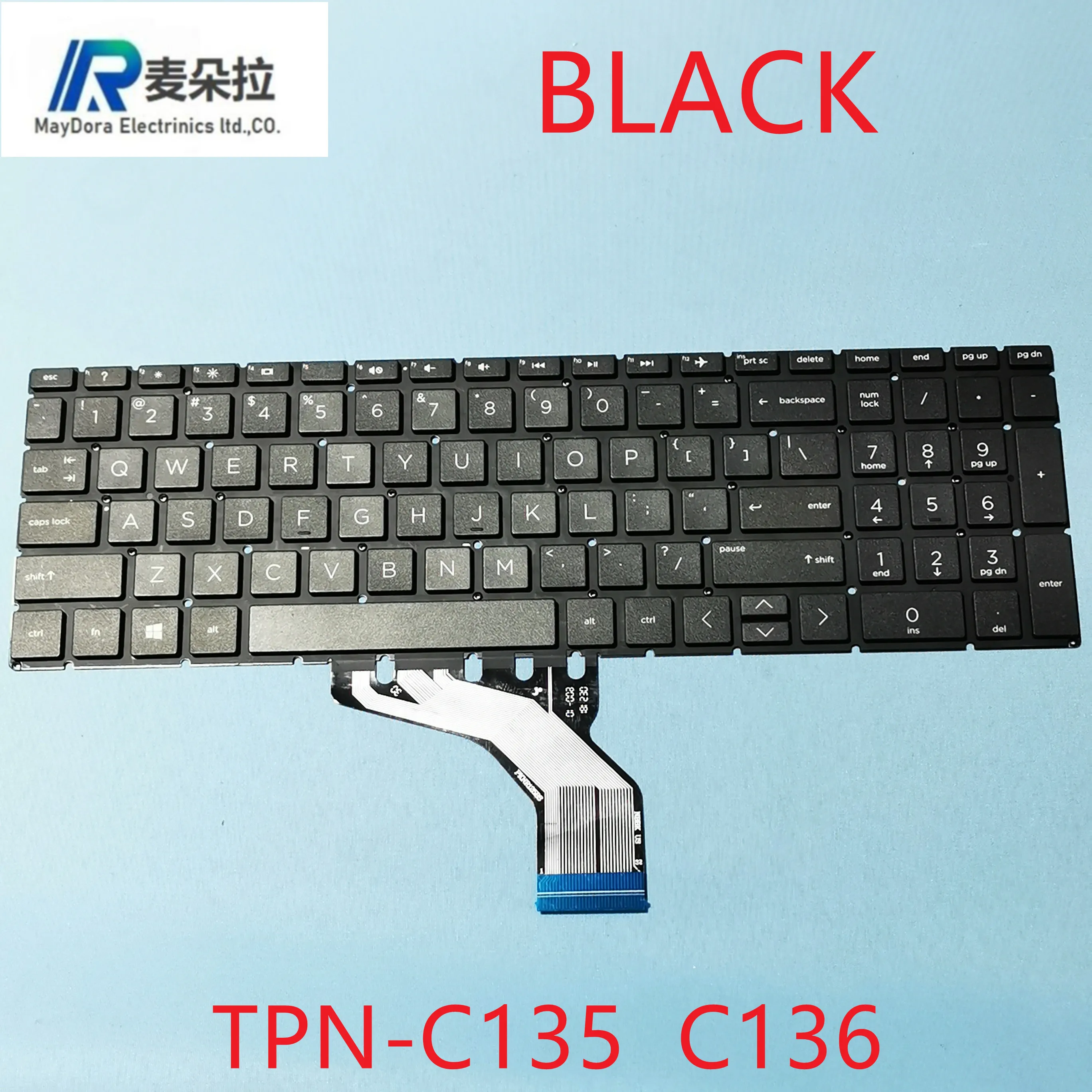 

US IND KEYBOARD For HP Pavilion 15-DA 15-DB TPN-C135 TPN-C136 250 G7 255 G7 15S-DU 15S-DY 15-DY 15-DW 15-CS TPN-C139 LAPTOP