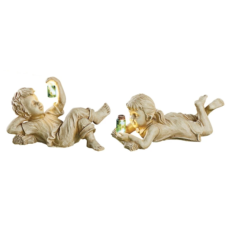 Детская садовая статуя светлячков на солнечной батарее, полимерная банка, статуя, причудливая Цветочная кровать, двор, газон, наружная стат...
Детская садовая статуя светлячков на солнечной батарее, полимерная банка, статуя, причудливая Цветочная кровать, двор, газон, наружная стат...