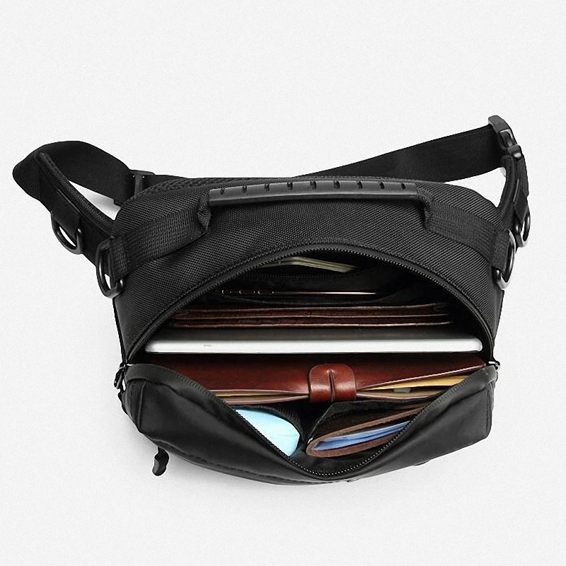 Waterproof Oxford Man Waist Bag Fashion Chest Pack Outdoor Sports Crossbody Bag Casual Travel Male Bum Belt Bag LI-2724
Waterproof Oxford Man Waist Bag Fashion Chest Pack Outdoor Sports Crossbody Bag Casual Travel Male Bum Belt Bag LI-2724