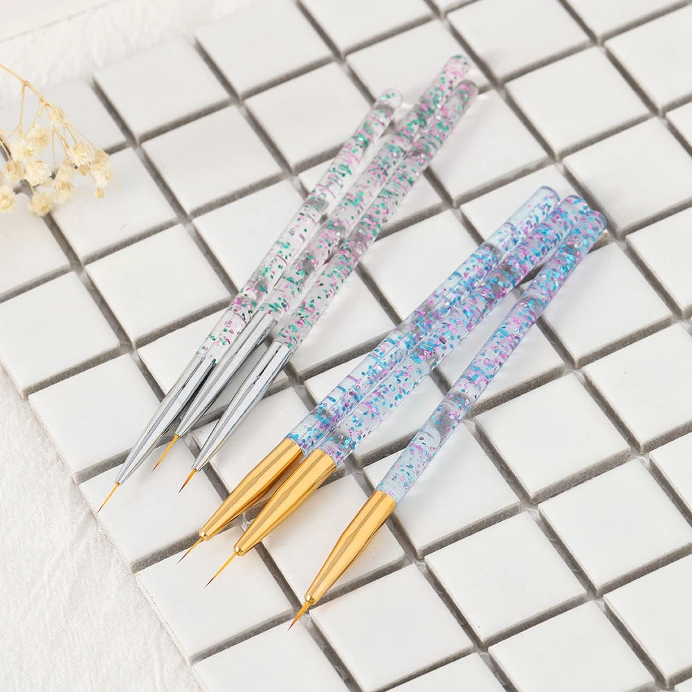 2/3Pcs Ultra-thin Line Drawing Pen UV Gel Brushes Painting Tools Acrylic French Stripe Nail Art Liner Brush Set 3D Tips Manicure
2/3Pcs Ultra-thin Line Drawing Pen UV Gel Brushes Painting Tools Acrylic French Stripe Nail Art Liner Brush Set 3D Tips Manicure