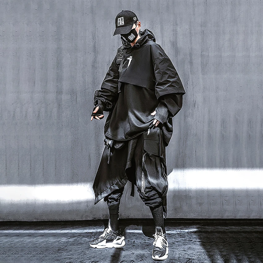 New Fashion Brand Men's Hoodies Japanese Harajuku Techwear Gothic Cosplay Black Denim Streetwear Fleece Shawls Jackets
New Fashion Brand Men's Hoodies Japanese Harajuku Techwear Gothic Cosplay Black Denim Streetwear Fleece Shawls Jackets