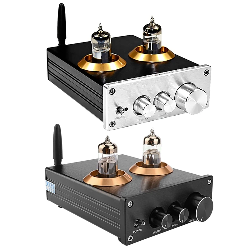 Buffer HiFi 6J5 Bluetooth 4.2 Tube Preamp Amplifier Stereo Preamplifier with Treble Bass Tone Ajustment
Buffer HiFi 6J5 Bluetooth 4.2 Tube Preamp Amplifier Stereo Preamplifier with Treble Bass Tone Ajustment