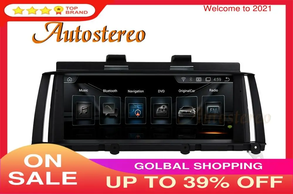 Android 10.0 4G+64G Car GPS Navigation Multimedia Player For BMW X3 Series F25 / X4 Series F26 2014-2017 Car Radio Head Unit DSP
Android 10.0 4G+64G Car GPS Navigation Multimedia Player For BMW X3 Series F25 / X4 Series F26 2014-2017 Car Radio Head Unit DSP