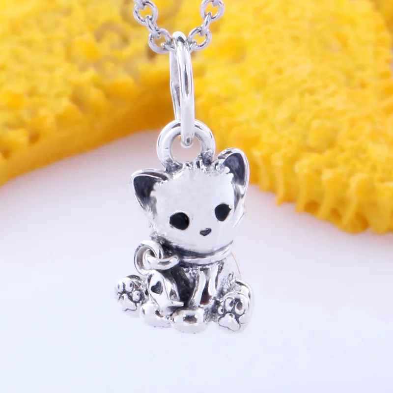Bewill S925 Sterling Silver Sweetheart Cat Charm Sweet Cat Pendant DIY Bracelet Jewelry
Bewill S925 Sterling Silver Sweetheart Cat Charm Sweet Cat Pendant DIY Bracelet Jewelry