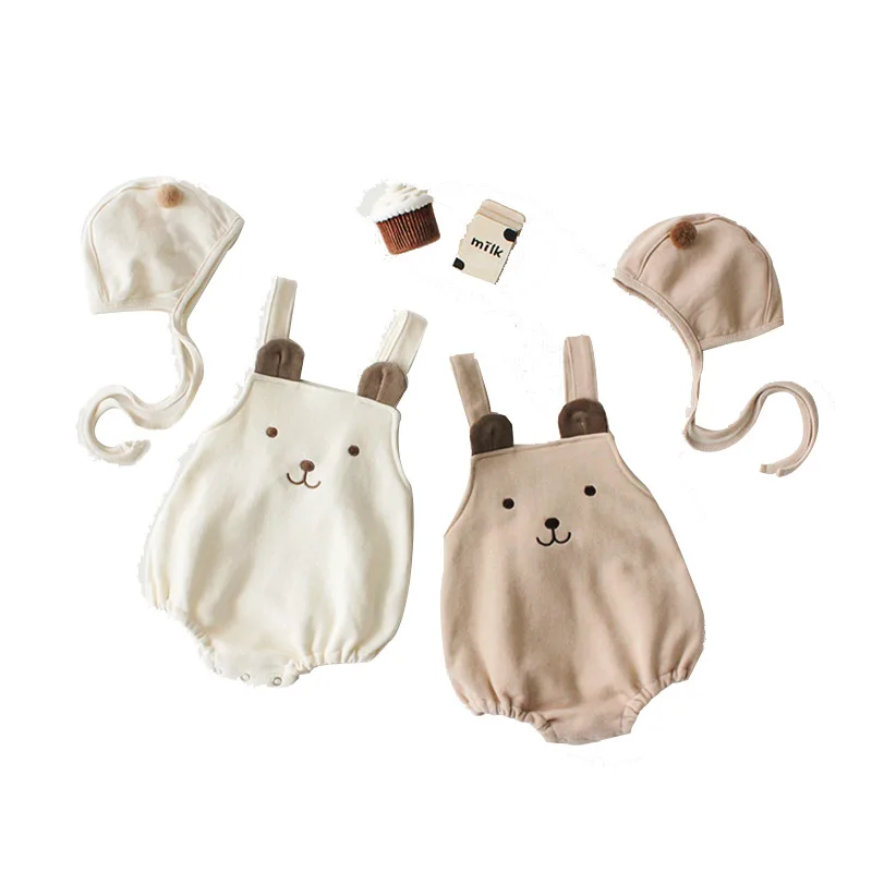 2021 Spring And Autumn Baby Boys And Girls Cute Bear Sleeveless Shoulder Strap Pure Cotton Khaki Hat
2021 Spring And Autumn Baby Boys And Girls Cute Bear Sleeveless Shoulder Strap Pure Cotton Khaki Hat
