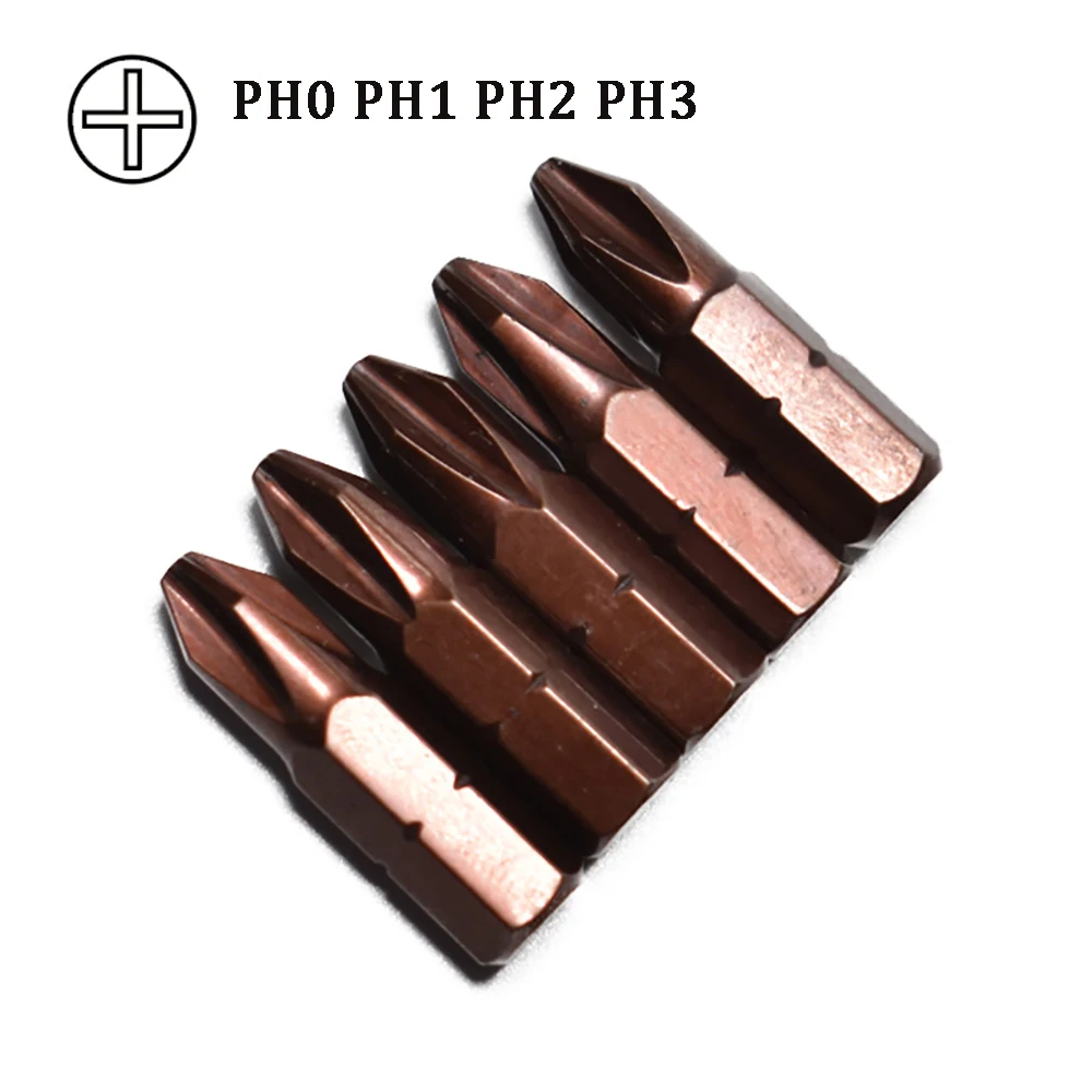 10Pcs 25mm Phillips Screwdriver Bits Set PH0 PH1 PH2 PH3 Magnetic Electric Screw Driver Bit 1/4" Hex Shank Anti Slip S2 Alloy
10Pcs 25mm Phillips Screwdriver Bits Set PH0 PH1 PH2 PH3 Magnetic Electric Screw Driver Bit 1/4" Hex Shank Anti Slip S2 Alloy