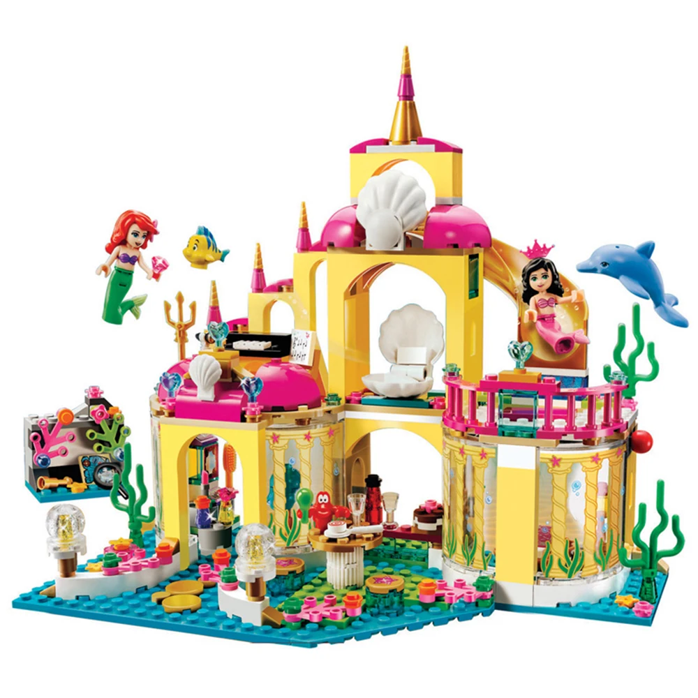 Educational Building Blocks Toy For Girls Friends Undersea Palace Magical Ice Princess Ship Model Kids DIY Birthday Presents
Educational Building Blocks Toy For Girls Friends Undersea Palace Magical Ice Princess Ship Model Kids DIY Birthday Presents