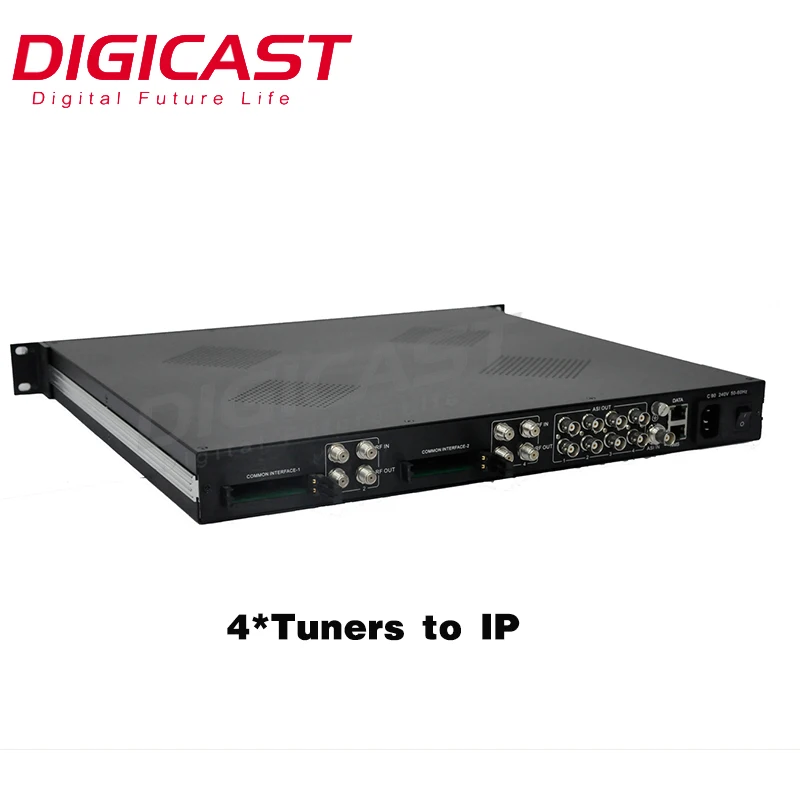 Support Descrambling 4 CI Slots DVB To IP Gateway Satellite TV Decoder Satellite Receiver For IPTV Application
Support Descrambling 4 CI Slots DVB To IP Gateway Satellite TV Decoder Satellite Receiver For IPTV Application