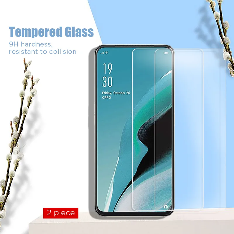 1/2 шт. закаленное Стекло высококачественный защитный чехол для Oppo A92S A92 A91 A85 A83 A79 HD