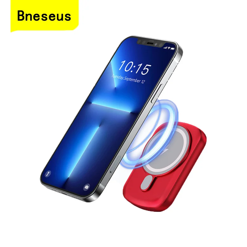 Portable Magnetic Power Bank 10000mAh For iPhone 13 12 Xiaomi External Cattery Wireless Mobile Phone Charger Mini Powerbank
Portable Magnetic Power Bank 10000mAh For iPhone 13 12 Xiaomi External Cattery Wireless Mobile Phone Charger Mini Powerbank