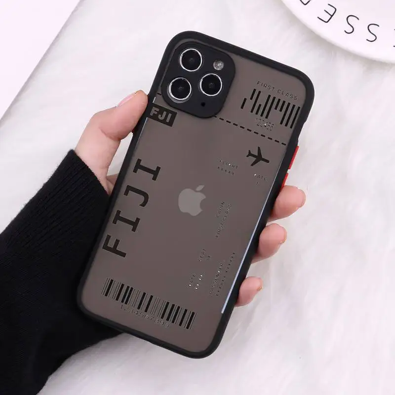 AIR Tickets Travel Label Country Phone Case Matte For iPhone 12 Mini 11 Pro XR XS Max 7 8 Plus X Hard PC Back Cover
AIR Tickets Travel Label Country Phone Case Matte For iPhone 12 Mini 11 Pro XR XS Max 7 8 Plus X Hard PC Back Cover