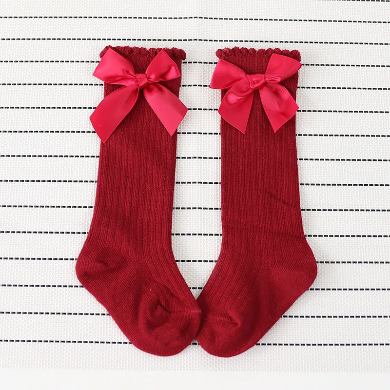 5Pairs/lot Kids Socks Bow Toddlers Girls Big Bow Knee High Long Soft Cotton Lace Baby Kniekousen Meisje Infant Christmas Socks
5Pairs/lot Kids Socks Bow Toddlers Girls Big Bow Knee High Long Soft Cotton Lace Baby Kniekousen Meisje Infant Christmas Socks