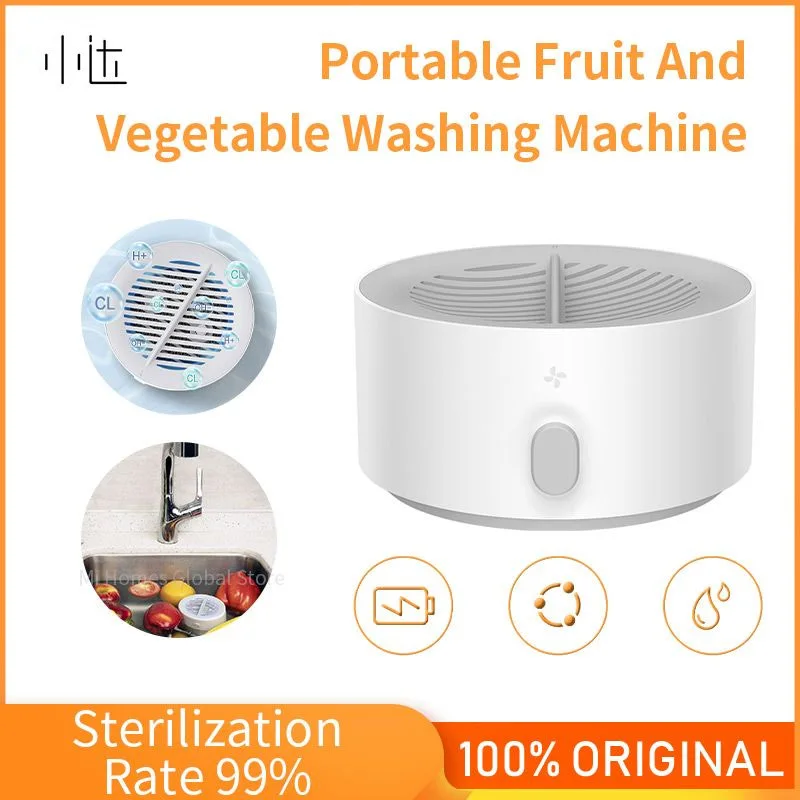 Xiaoda Portable Fruit Vegetable Washing Machine IPX7 Waterproof Rechargable Purifier Powerful Removal Of Residues
Xiaoda Portable Fruit Vegetable Washing Machine IPX7 Waterproof Rechargable Purifier Powerful Removal Of Residues