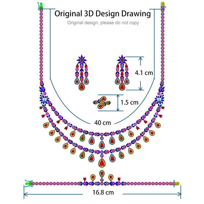High Quality Full Jewelry AAA CZ Zirconia Luxury Earring Necklace for Dubai Nigeria Women Bridal Weddings Engagement 4PCS Set 
High Quality Full Jewelry AAA CZ Zirconia Luxury Earring Necklace for Dubai Nigeria Women Bridal Weddings Engagement 4PCS Set
