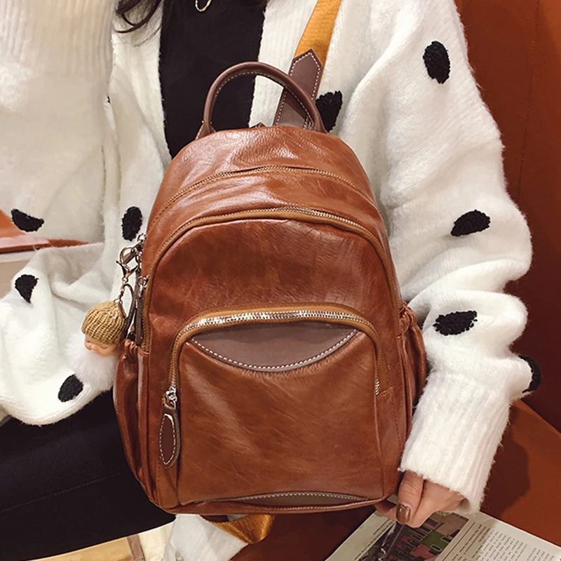 2021 Fashion Leather Women Backpack PU Leather Backpacks Female Large Capacity School Bags for Teenage Girls Designer Backpack
2021 Fashion Leather Women Backpack PU Leather Backpacks Female Large Capacity School Bags for Teenage Girls Designer Backpack