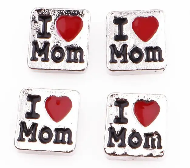 (20 50) шт/партия плавающие медальоны с надписью I LOVE MOM подходят для магнитных