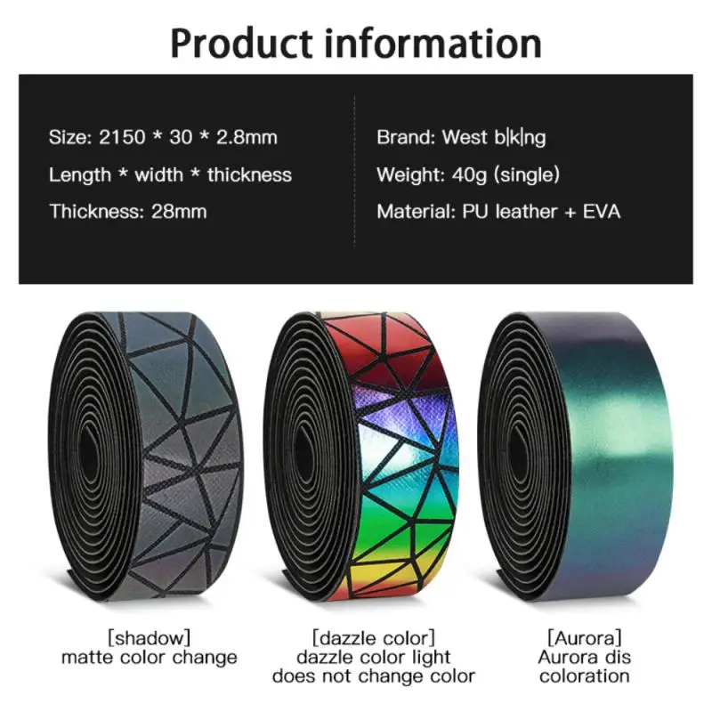 Mountain Road Bike Handlebar Tape PU Leather EVA Cycling Handle Belt Wrap Shockproof Waterproof MTB Parts Bicycle Accessories
Mountain Road Bike Handlebar Tape PU Leather EVA Cycling Handle Belt Wrap Shockproof Waterproof MTB Parts Bicycle Accessories
