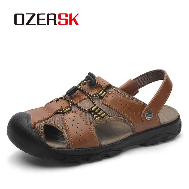 OZERSK Hot Sale Male Shoes Genuine Leather Men Sandals Summer Men Shoes Beach Shoes Man Fashion Outdoor Casual Sneakers Size 50
OZERSK Hot Sale Male Shoes Genuine Leather Men Sandals Summer Men Shoes Beach Shoes Man Fashion Outdoor Casual Sneakers Size 50