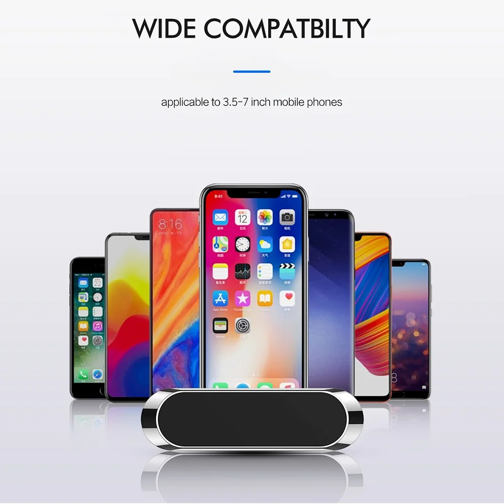Magnetic Car Phone Holder mini Strip Paste Stand For iPhone Huawei Samsung Wall Zinc Alloy Magnet GPS Car Mount Dashboard
Magnetic Car Phone Holder mini Strip Paste Stand For iPhone Huawei Samsung Wall Zinc Alloy Magnet GPS Car Mount Dashboard