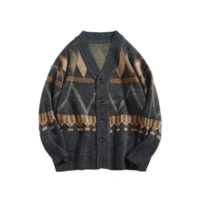 Women Sweaters Cardigan Autumn Male Outwear V-Neck Retro Japanese Trendy All-Match Casual Cozy Ulzzang Coat
Women Sweaters Cardigan Autumn Male Outwear V-Neck Retro Japanese Trendy All-Match Casual Cozy Ulzzang Coat