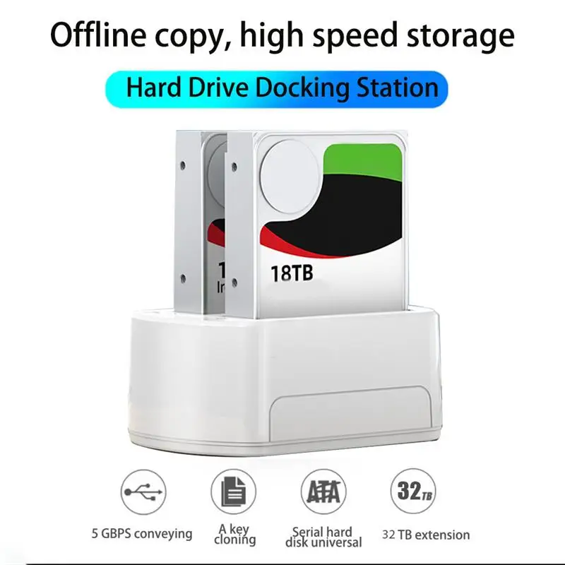 Новая Док-станция для внешних жестких дисков с двумя отсеками, USB 3,0 для чтения и записи, для жестких дисков SATA, база для жестких дисков 2,5/3,5 дю...
Новая Док-станция для внешних жестких дисков с двумя отсеками, USB 3,0 для чтения и записи, для жестких дисков SATA, база для жестких дисков 2,5/3,5 дю...