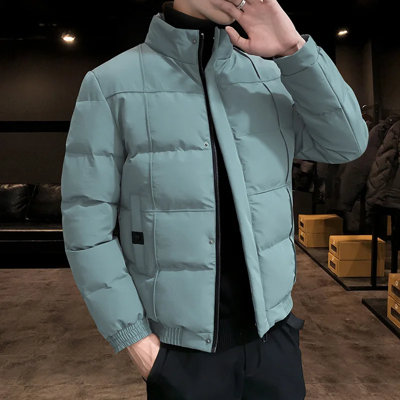 Winter Men's Clothing Stand Collar Cotton Padded Jacket Slim Fit Handsome Male Casual Cotton Padded Parkas Overcoat Dropshipping
Winter Men's Clothing Stand Collar Cotton Padded Jacket Slim Fit Handsome Male Casual Cotton Padded Parkas Overcoat Dropshipping