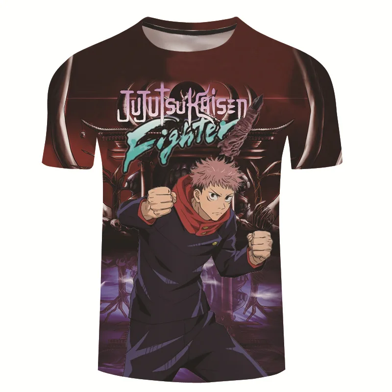 2021 Japanese Anime Tshirt jujutsu kaisen O-Neck Men's T-shirt Women 3D Short Sleeve Tshirts Casual Unisex Clothes Oversized
2021 Japanese Anime Tshirt jujutsu kaisen O-Neck Men's T-shirt Women 3D Short Sleeve Tshirts Casual Unisex Clothes Oversized