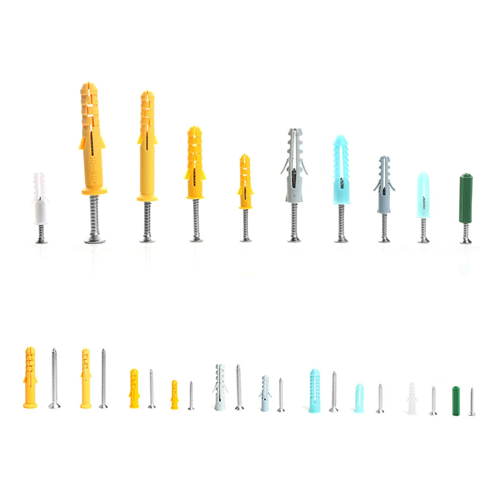 482 PCS M3.5 M4.2 M5 M6 Plastic Expansion Drywall Anchor Screws Tapping Screw Set Impact Resistance No Cracking And Practical
482 PCS M3.5 M4.2 M5 M6 Plastic Expansion Drywall Anchor Screws Tapping Screw Set Impact Resistance No Cracking And Practical