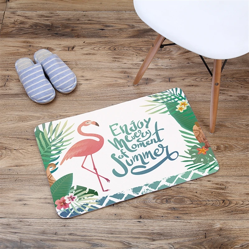 Flamingo Print Carpet For Living Room-Bathroom-Kids Room Anti-slip Floor Mat 40x60cm Rugs Home Decoration Carpets In The Hallway 
Flamingo Print Carpet For Living Room-Bathroom-Kids Room Anti-slip Floor Mat 40x60cm Rugs Home Decoration Carpets In The Hallway