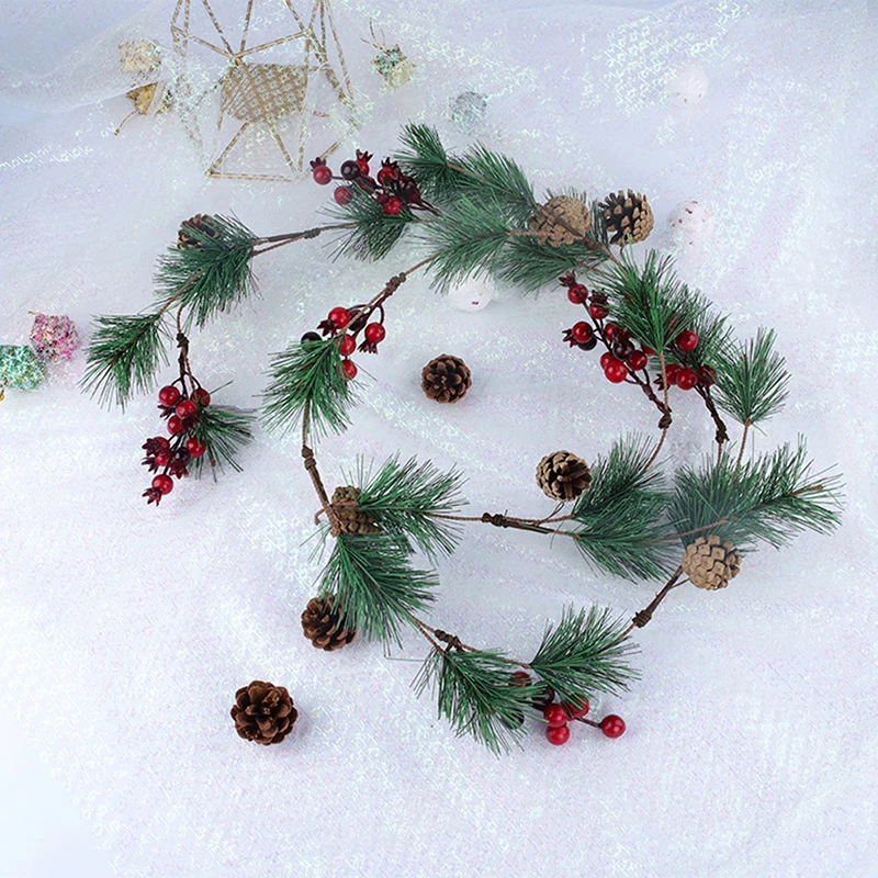 1.8/1.3M Christmas Garland Pine Cones with Red Berry Strip Christmas Decoration Christmas Garland Decorative
1.8/1.3M Christmas Garland Pine Cones with Red Berry Strip Christmas Decoration Christmas Garland Decorative