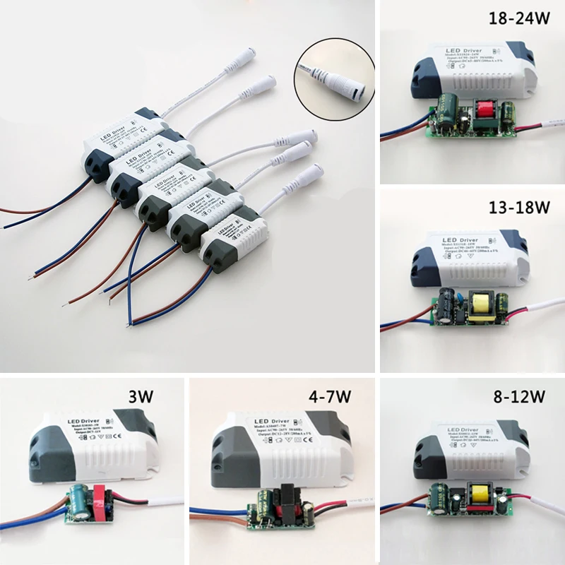 LED Driver AC90~265V 3~24W LED Power Supply Unit Lighting Transformers Power Supply Adapter LED Lights DIY Panel Lamp Driver DC
LED Driver AC90~265V 3~24W LED Power Supply Unit Lighting Transformers Power Supply Adapter LED Lights DIY Panel Lamp Driver DC