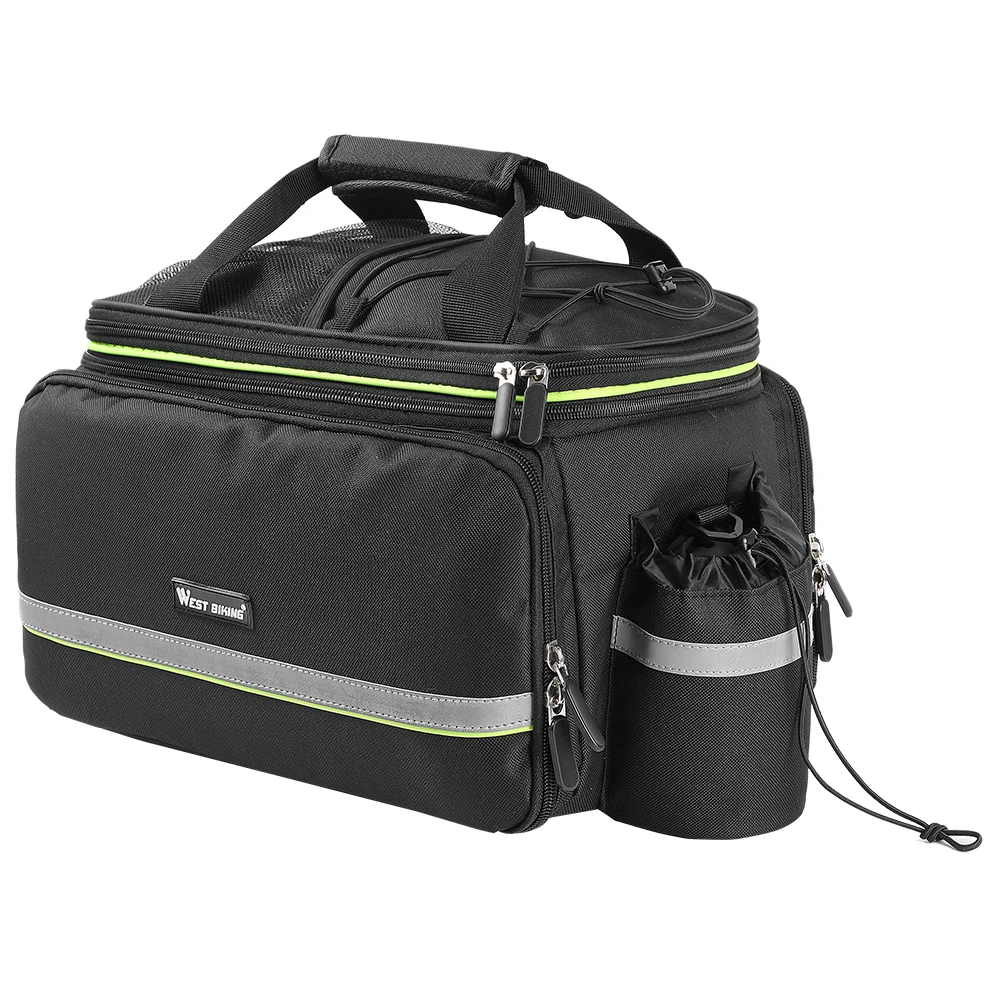 Seat Pannier Pack Bike Trunk Pouch Portable Waterproof Luggage Cycling Bag Rear Pannier Cycling Elements for WEST BIKING
Seat Pannier Pack Bike Trunk Pouch Portable Waterproof Luggage Cycling Bag Rear Pannier Cycling Elements for WEST BIKING