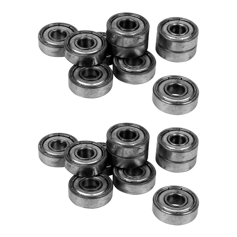 20Pcs Miniature Rubber Sealed Metal Shielded Metric Radial Ball Bearing Model: 607ZZ 7 X 19 X 6MM
20Pcs Miniature Rubber Sealed Metal Shielded Metric Radial Ball Bearing Model: 607ZZ 7 X 19 X 6MM