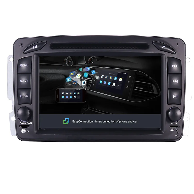 В наличии 7 &quotAndroid 10 0 автомобильный dvd плеер для Mercedes Benz CLK W209 W203 W463 Wifi 3G GPS Bluetooth