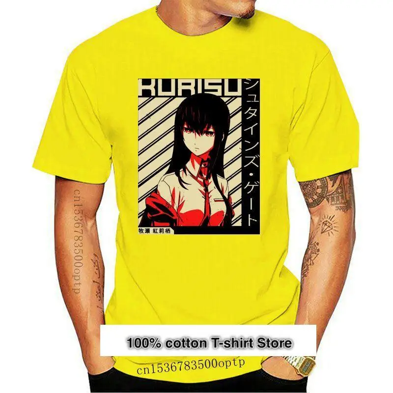 Camiseta roja de Steins Gate para hombres, camisa de Anime, ropa de Street Harajuku, хлопок
Camiseta roja de Steins Gate para hombres, camisa de Anime, ropa de Street Harajuku, хлопок