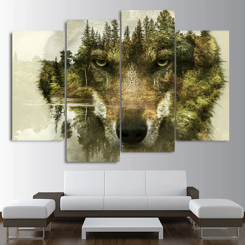 4 Pieces Abstract Animal Wolf,Diamond Crystal Paintings Diamond Embroidery Full round 5d Diy diamond painting landscape,TT5685
4 Pieces Abstract Animal Wolf,Diamond Crystal Paintings Diamond Embroidery Full round 5d Diy diamond painting landscape,TT5685